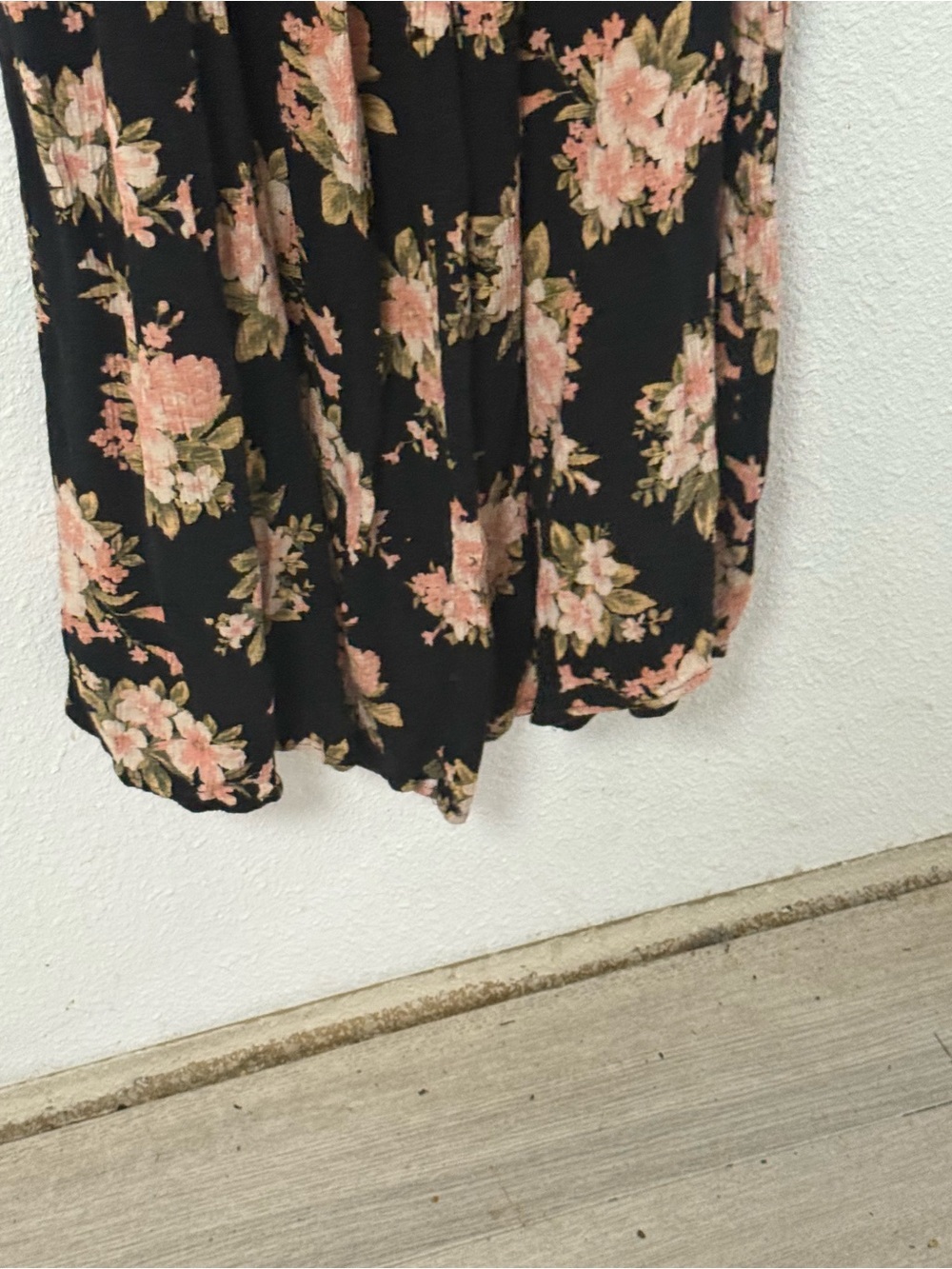 American Eagle Outfitters Black Floral Maxi Romper - Picture 10 of 14